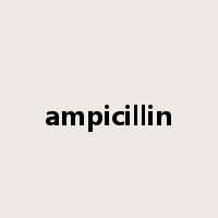 ampicillin是什么意思