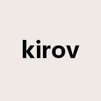 kirov是什么意思