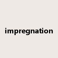 impregnation是什么意思