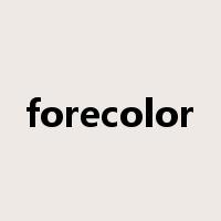 forecolor是什么意思
