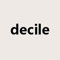 decile是什么意思