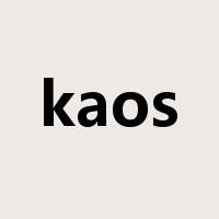 kaos是什么意思