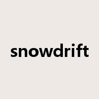 snowdrift是什么意思