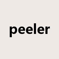 peeler是什么意思