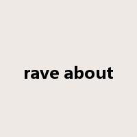 rave about是什么意思