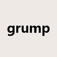grump是什么意思