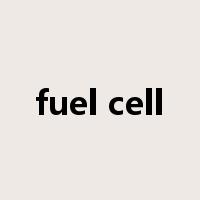 fuel cell是什么意思