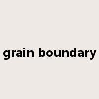 grain boundary是什么意思