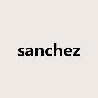 sanchez是什么意思