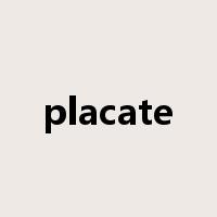 placate是什么意思