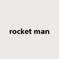 rocket man是什么意思