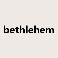 bethlehem是什么意思