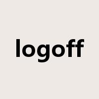logoff是什么意思