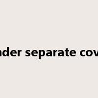 under separate cover是什么意思