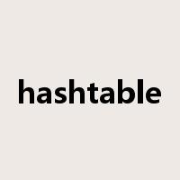 hashtable是什么意思