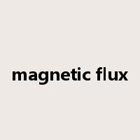 magnetic flux是什么意思