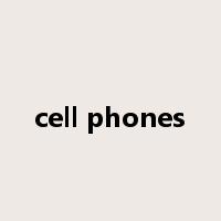 cell phones是什么意思