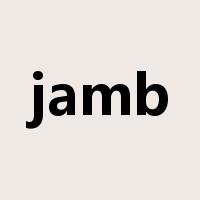 jamb是什么意思