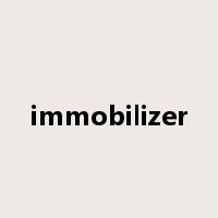 immobilizer是什么意思