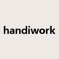 handiwork是什么意思