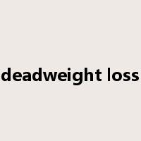 deadweight loss是什么意思