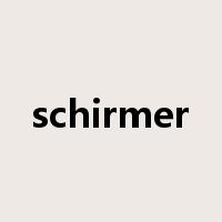schirmer是什么意思