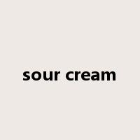 sour cream是什么意思