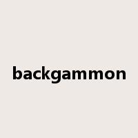 backgammon是什么意思