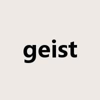 geist是什么意思