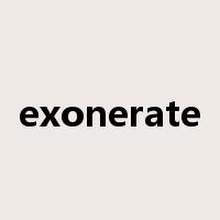 exonerate是什么意思
