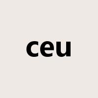 ceu是什么意思