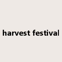 harvest festival是什么意思
