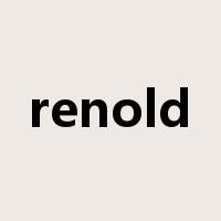 renold是什么意思