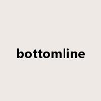 bottomline是什么意思