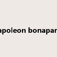 napoleon bonaparte是什么意思