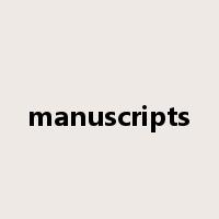 manuscripts是什么意思