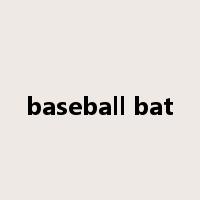 baseball bat是什么意思