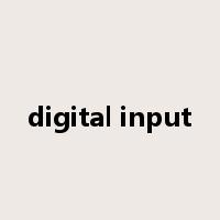 digital input是什么意思