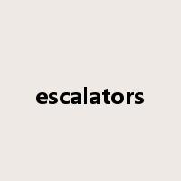 escalators是什么意思