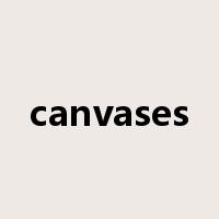 canvases是什么意思