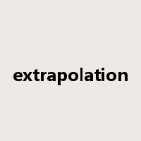 extrapolation是什么意思