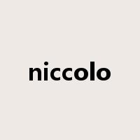 niccolo是什么意思