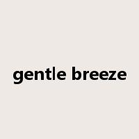 gentle breeze是什么意思