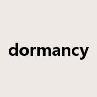 dormancy是什么意思
