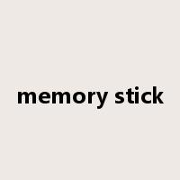memory stick是什么意思