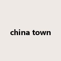 china town是什么意思