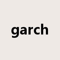 garch是什么意思