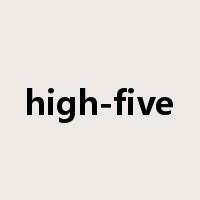 high-five是什么意思