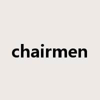 chairmen是什么意思
