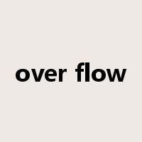 over flow是什么意思